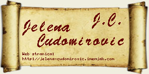 Jelena Čudomirović vizit kartica